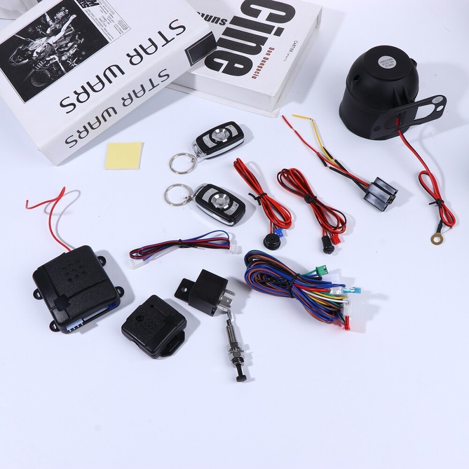 New Start Push Button Remote Car Alarm System Keyless Entry Engine Kits