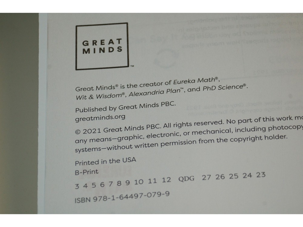Eureka Math² Squared Kindergarten Module 5 Learn Student Book - Weight: 9.13 oz.