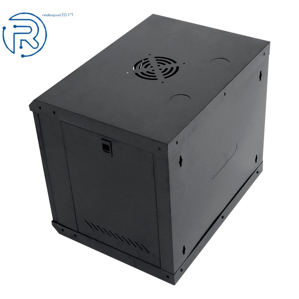 1PC 9U Server Rack Enclosure Maximum depth 15.5" wall mount network With Locks