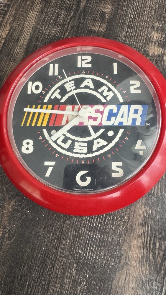 Westclox NASCAR - Team NASCAR U.S.A. Clock