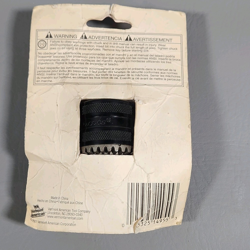 Vermont American 14955 Chuck Missing Key