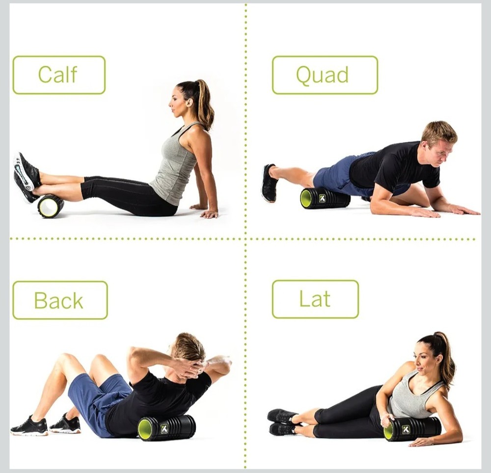 TriggerPoint Grid 1.0 Foam Roller - 13" Multi-Density Massage Roller for Deep...