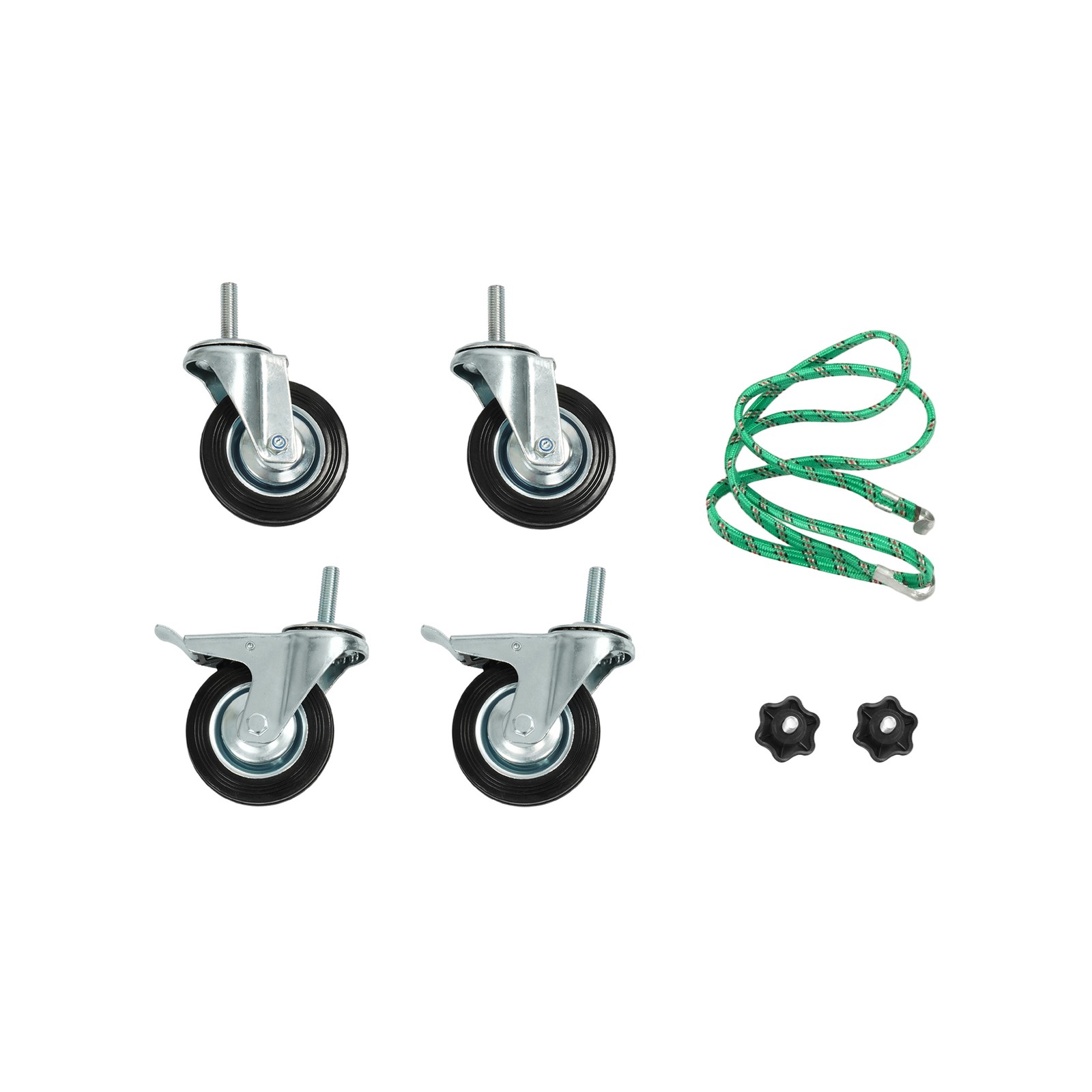 2200 lb 2- in-1 Drywall Sheet Cart, Lumber Platform Truck Dolly Cart W/4 Casters