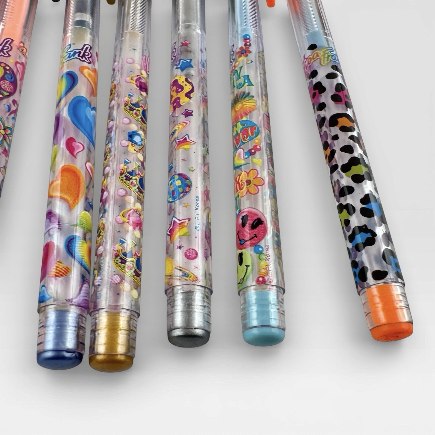 LISA FRANK DREAM WRITERS Vintage LOT Dried Up GEL PENS Stickers Notepad Holder