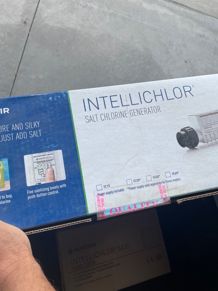 salt water pool chlorinator system