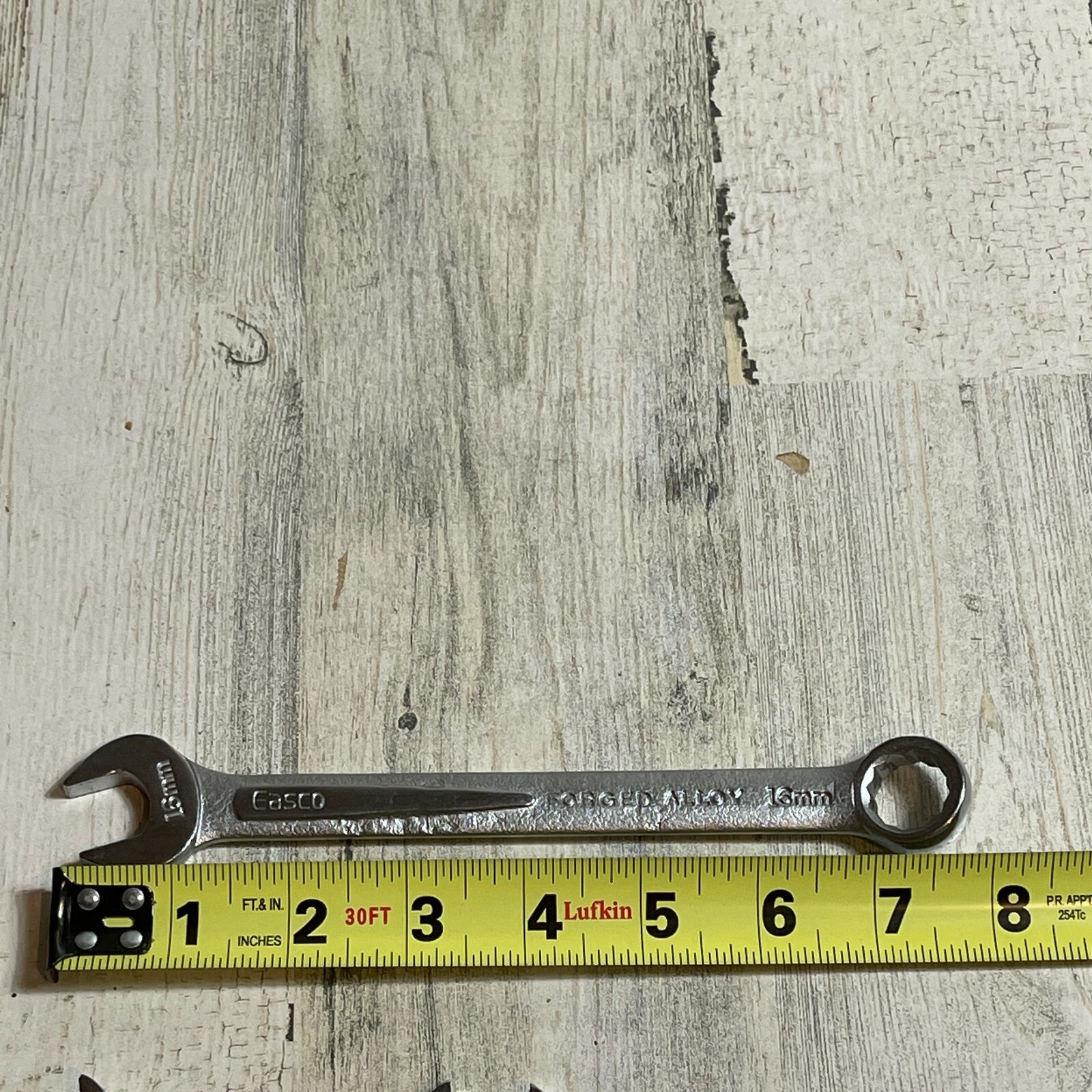 16mm METRIC COMBINATION 12-pt Forged Alloy WRENCH by EASCO Made in USA