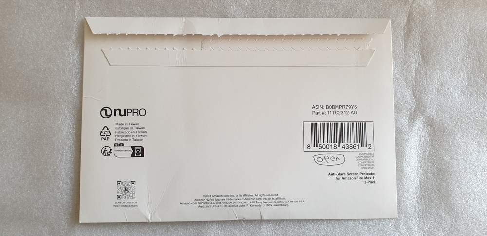 NuPro Anti-Glare Screen Protector for Amazon Fire Max 11 (2-Pack)