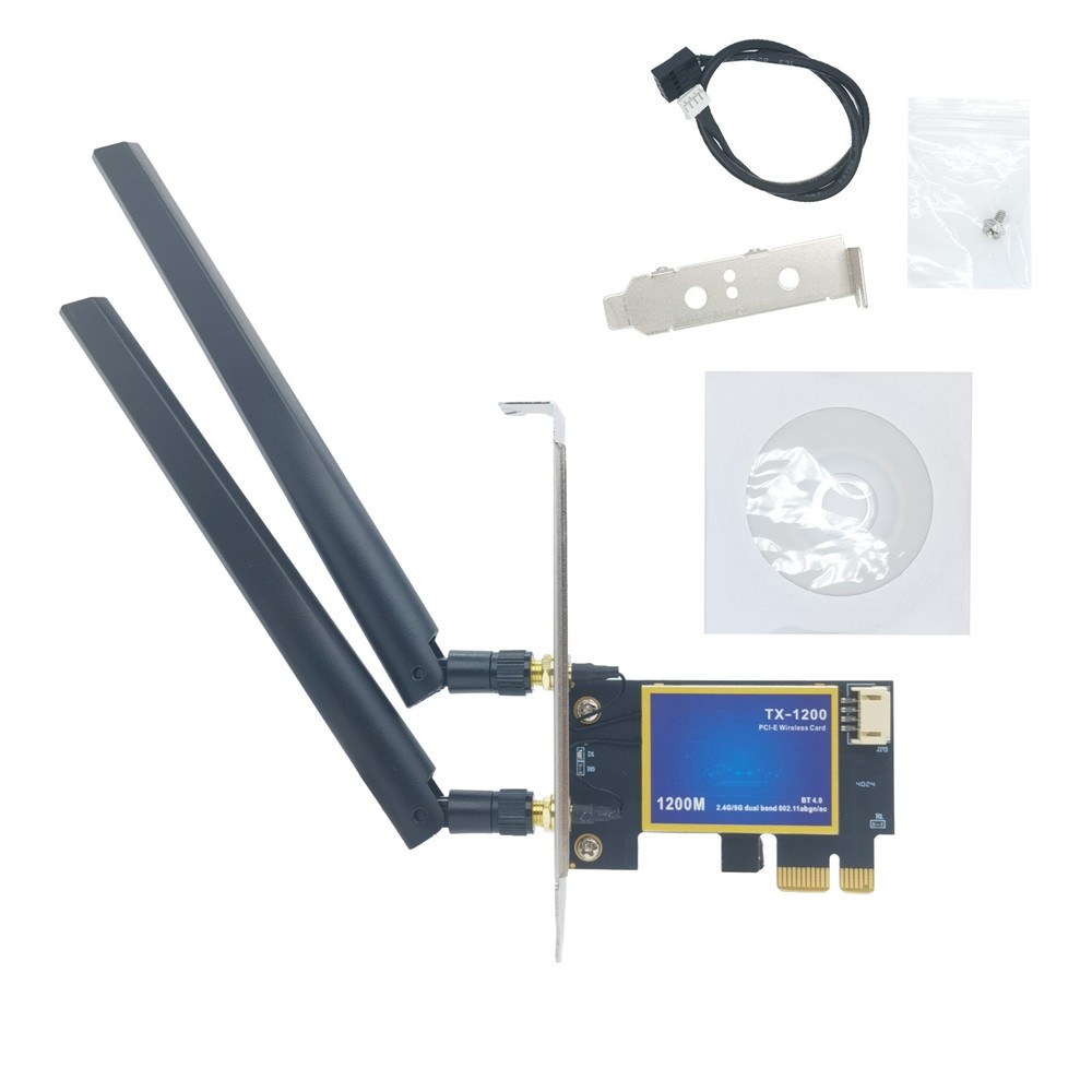TX-1200 Network Card Adapter For PCI-E Interface Wireless 802.11A/B/G/N/AC