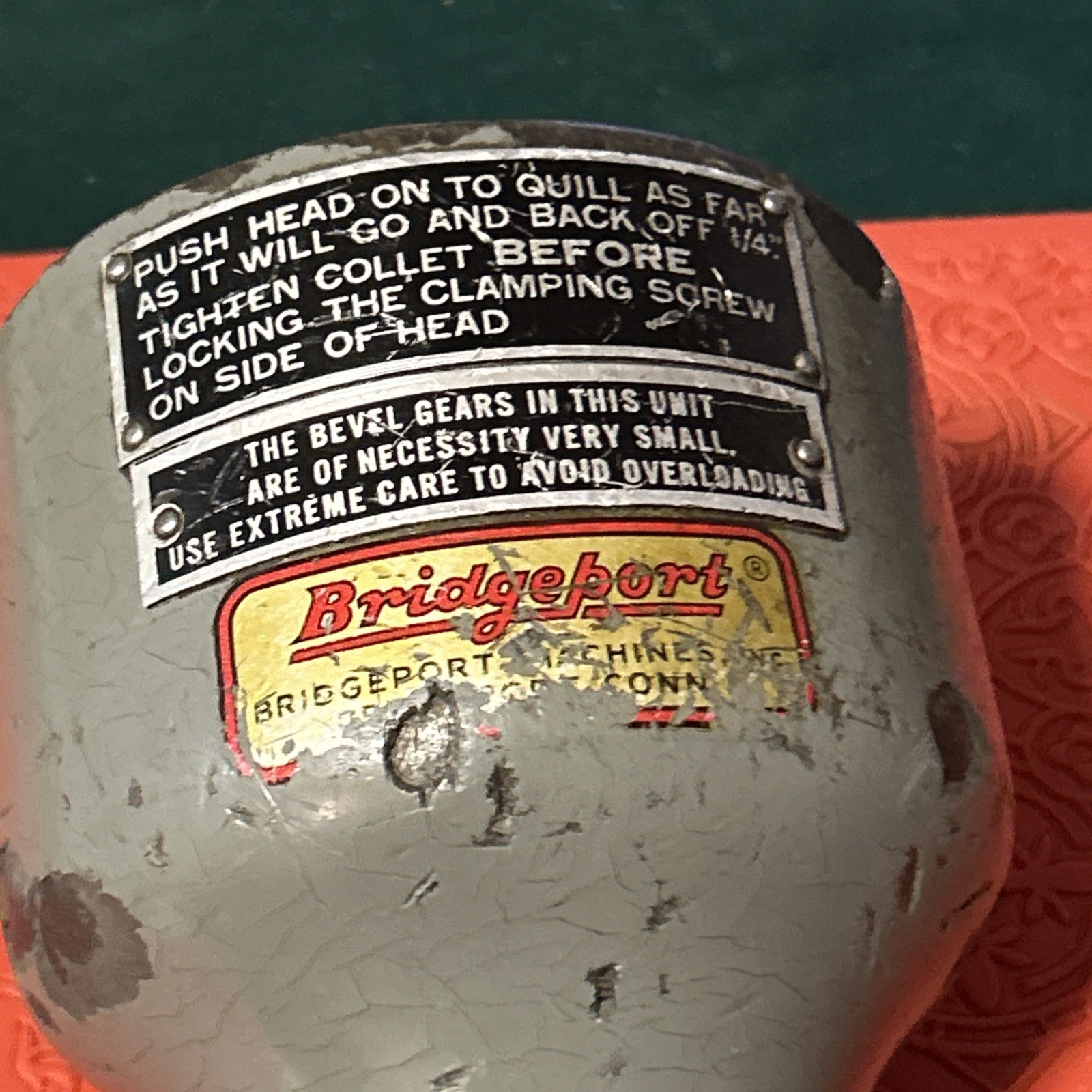 BRIDGEPORT #4 RIGHT ANGLE HEAD 3/8" SHANK BS2-14.1