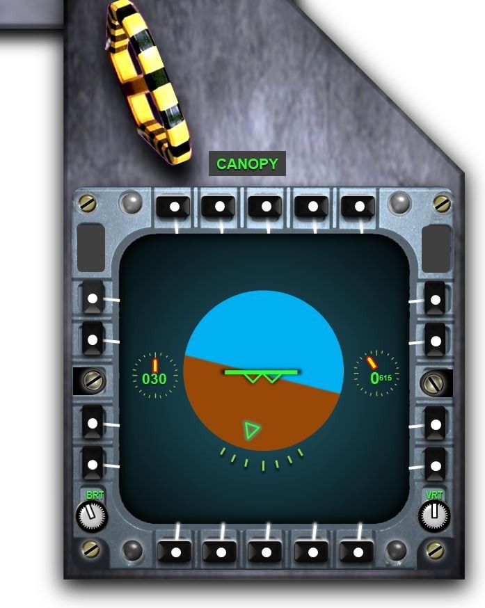 GRIPEN E COCKPIT instrument panel CDkit