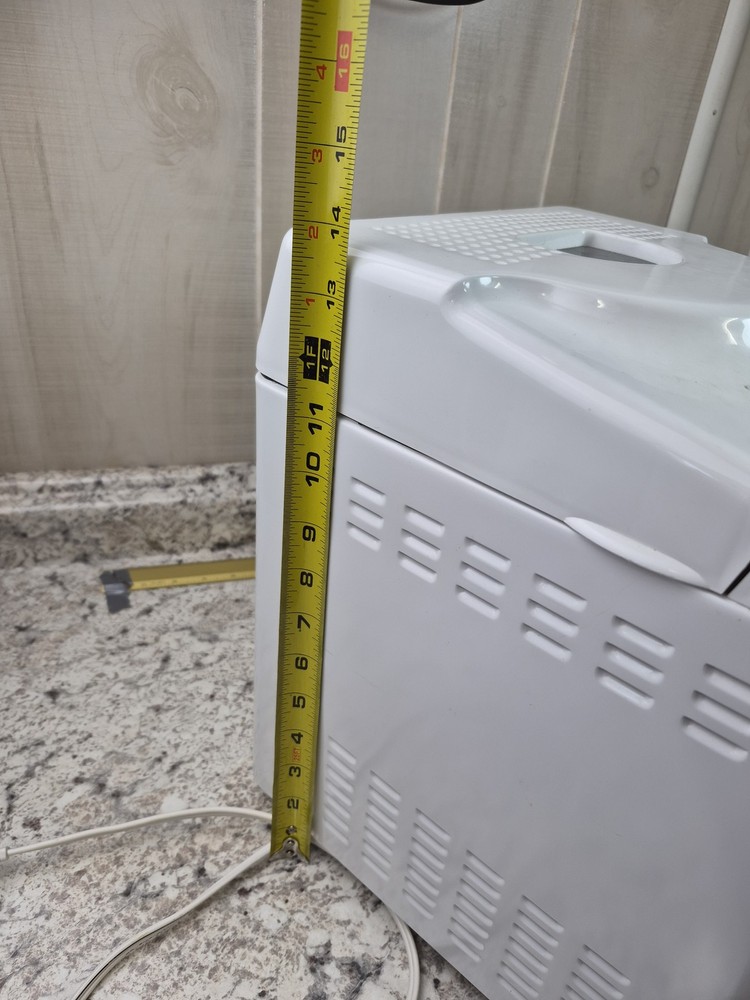 Breadman Automatic Bread Maker Machine White with Multiple Settings & Viewing