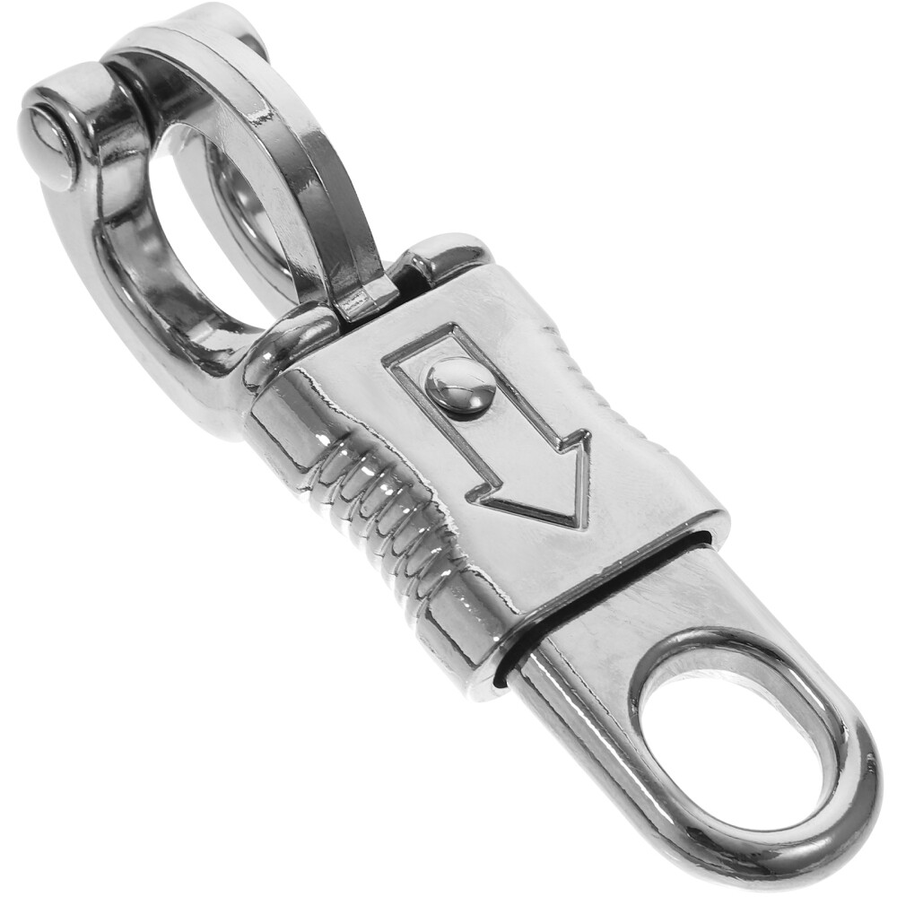 1PC Panic Hook 102MM Panic Snap With Fixed-eye Quick Release Riding Snap
