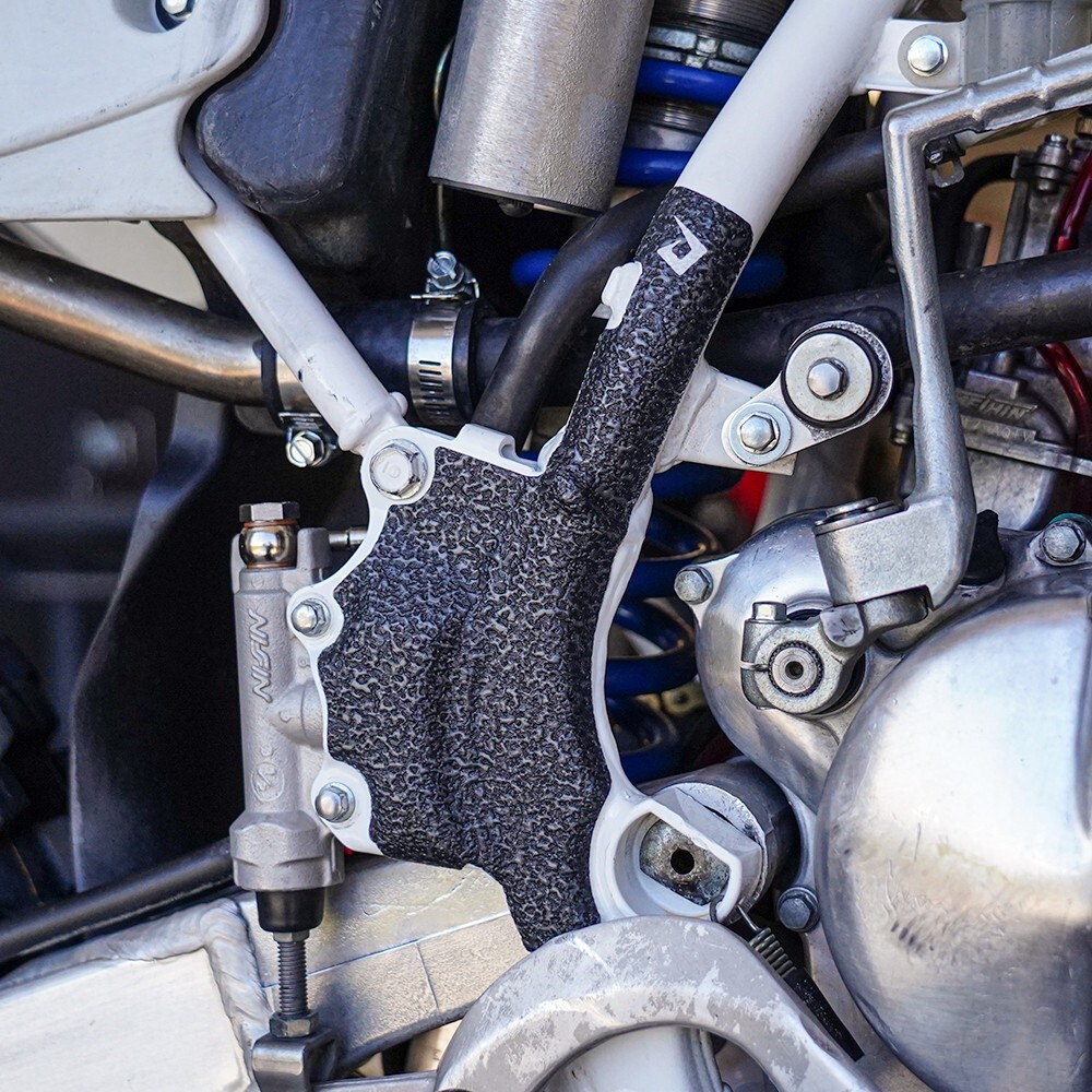 Black Frame Guards 2003-2007 Honda CR85 Grip Tape Protectors CR 85 CR85R CR85RB