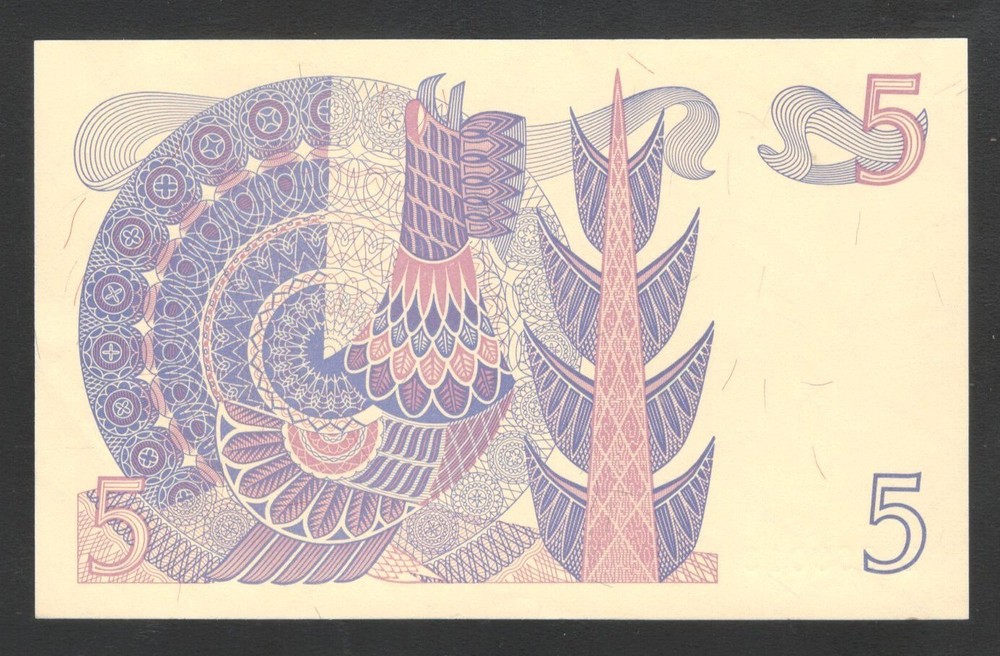 1981 Sweden 5 Kronor Note. UNC