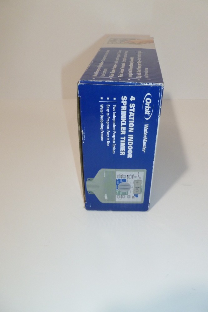 NEW Orbit WaterMaster 4 Station Dual Program Sprinkler Timer Model 57194