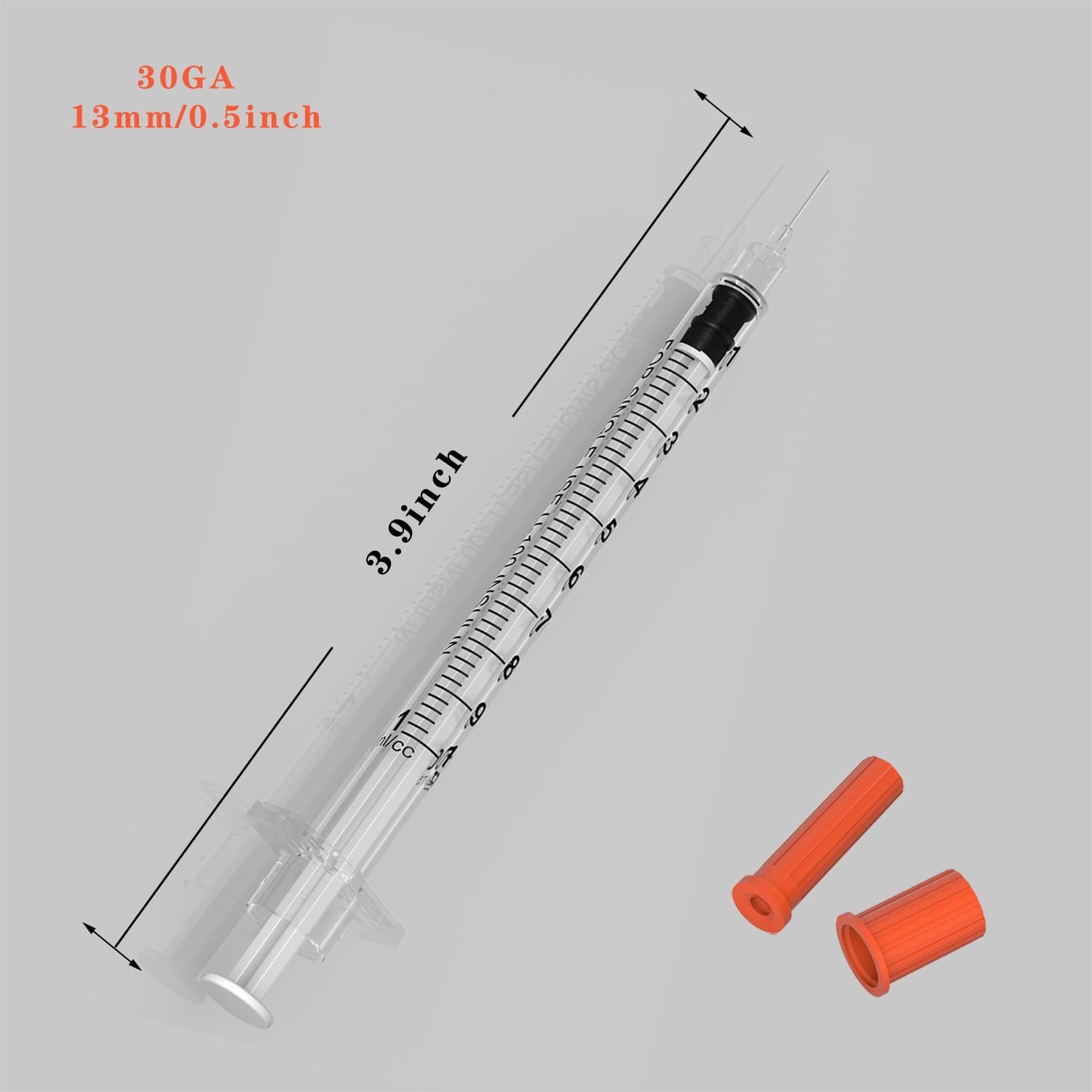 30 Gauge 5/16 inch Needle, 1ml Disposable Lab Dispensing Supplies,Individual Wra