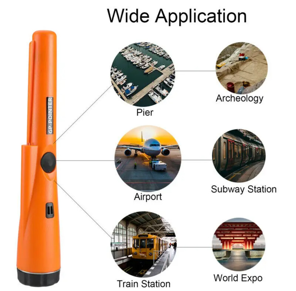 Metal Detector Handheld Pro Pinpointer Pointer Probe Waterproof Sensitive Tester