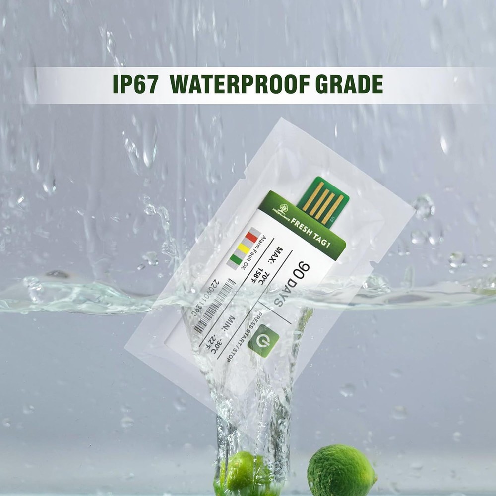 Freshliance 1pack Temperature Data Logger USB Disposable Temperature Recorder...