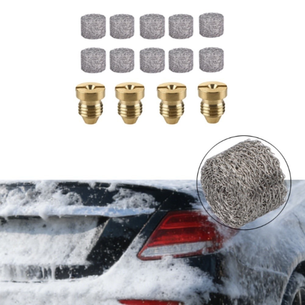 High Performance Foam Sprayer with 4 Brass Tips and 10 Foam Mesh Inserts