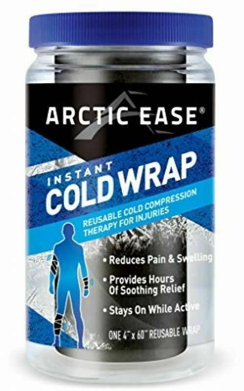 2 PACK Arctic Ease Instant Cold Wrap Compression Therapy Pain Swelling Reuseable