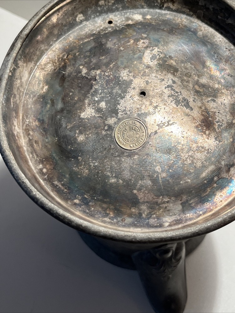 Silver City Plate Co Large Pitcher (missing Lid)