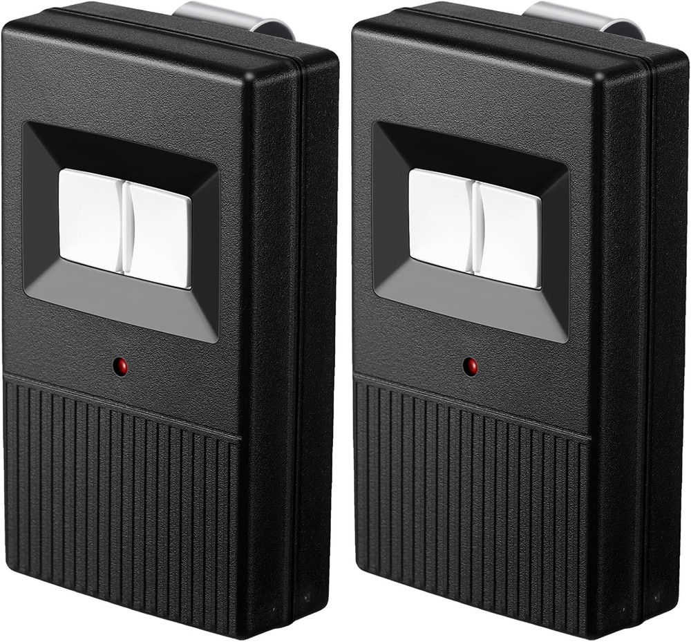 2 Pcs 8 Dip Switch Garage Door Remote Two Button Garage Compatible with Linear