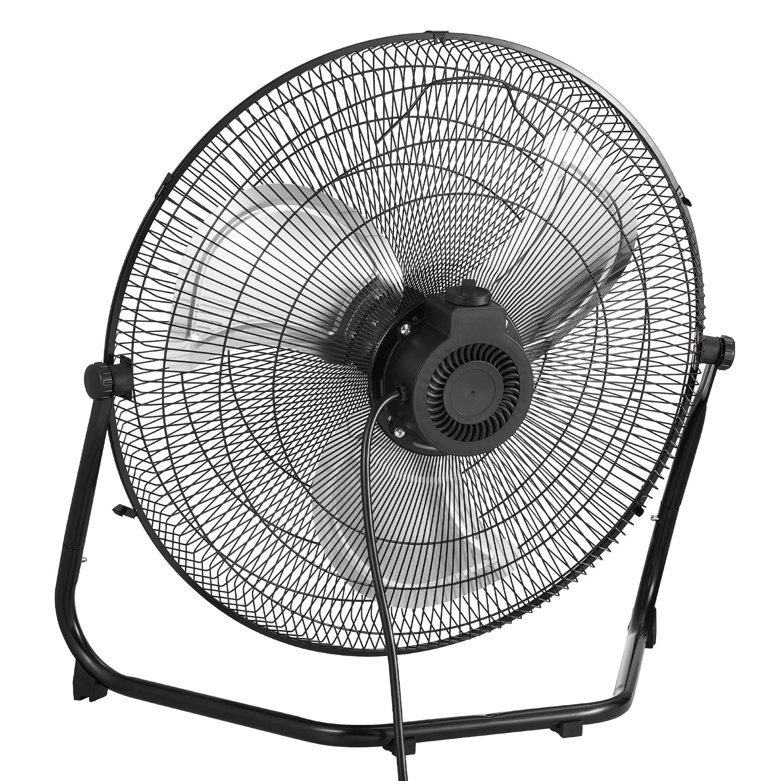 VEVOR 20 Inch Floor Fan 3 Adjustable Speed High Velocity Metal Fan 360 Tilt