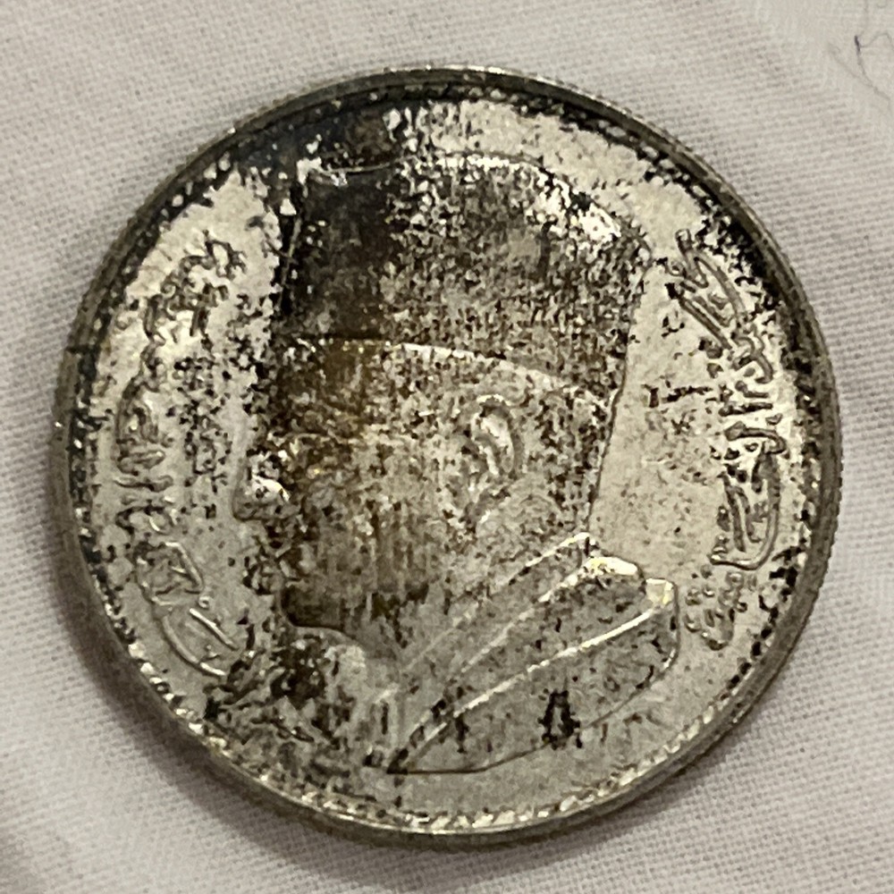 1960 MOROCCO SILVER ONE DIRHAM NICE COIN Uncirculated B04