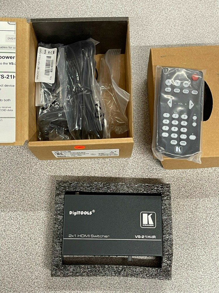 Kramer 2x1 HDMI switcher VS-21H-IR 