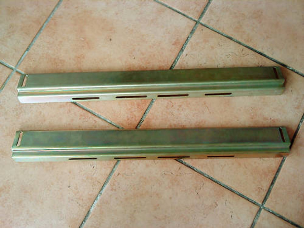 Brass Rack Mount Pair for standard machine room rack