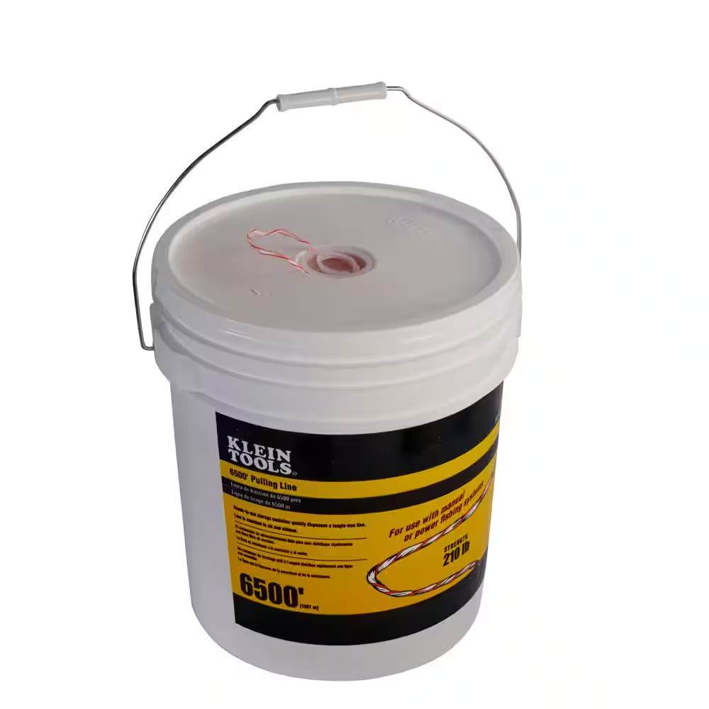 Poly Pull Line with Orange Tracer 6500-Foot