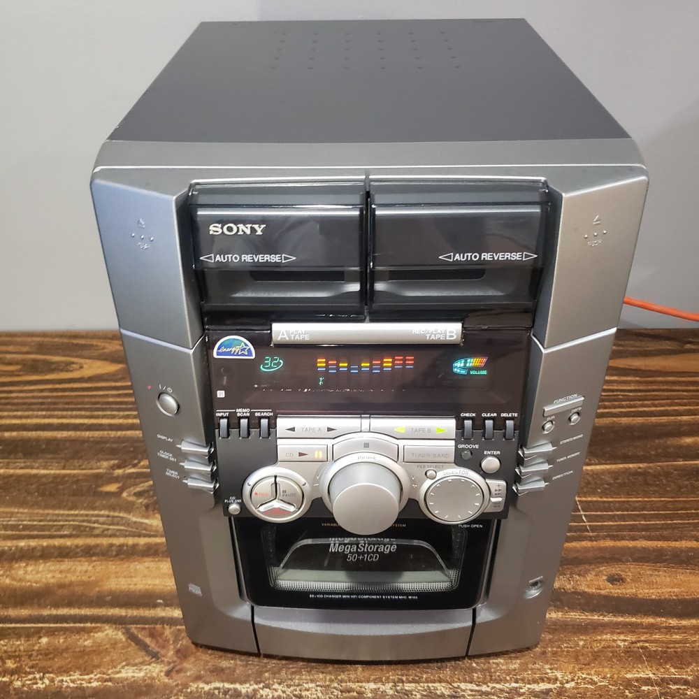 Sony Compact Disc Deck Receiver HCD-M100 Mega Storage 50+1CD No Tape Deck