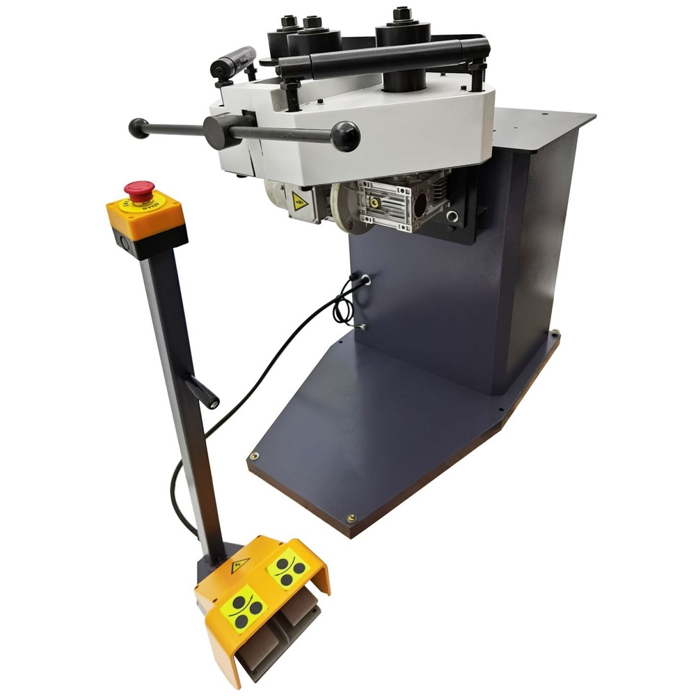 220V Pinch Roll Bender Ring Roller Roll Bender Round Bending Machine Bending Ste