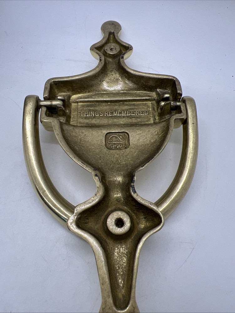 Solid Brass Door Knocker with Last Name “Pelling” from Things Remembered Spain