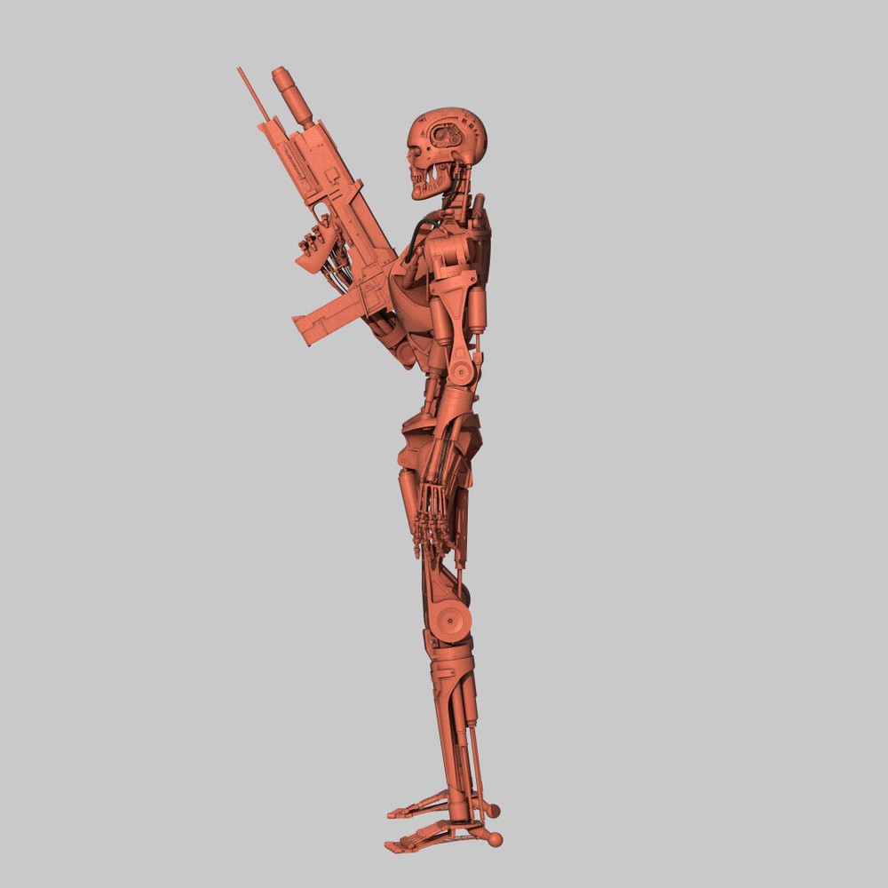Terminator T-800 Resin Sculpture Statue Model Kit Unpainted/Unassemb