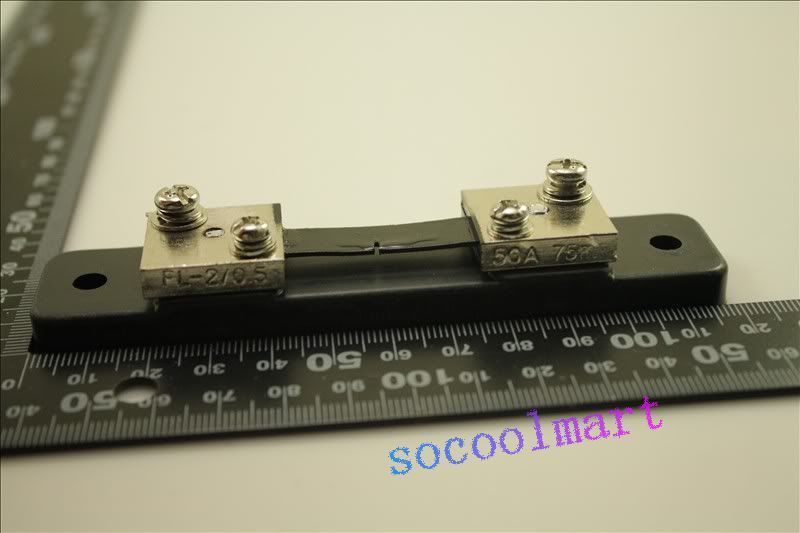 High Quality Analog AMP Panel Meter + Shunt DC 50A