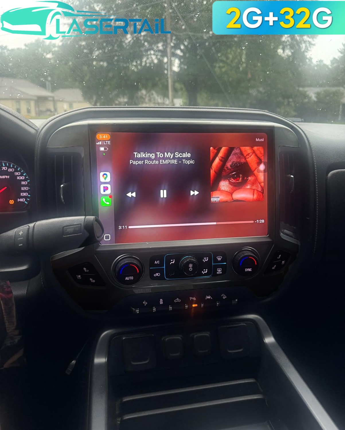 For 2014-2018 Chevy Silverado GMC Sierra CarPlay Car Radio Stereo GPS 32GB 13.1"