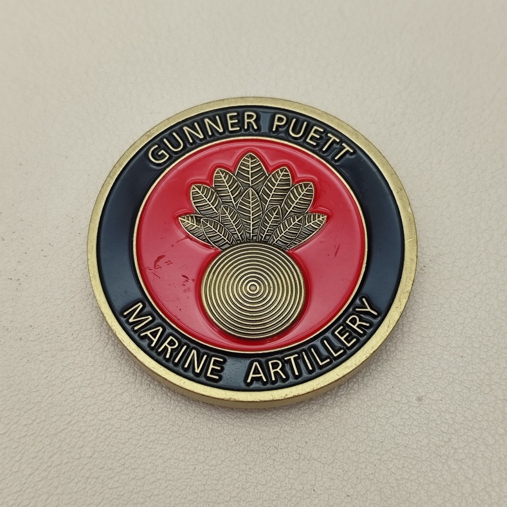 USMC Marine Artillery Challenge Coin