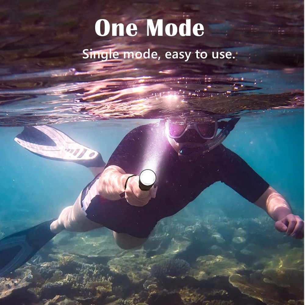 Dive Lights Super Scuba Diving Flashlight, IPX8 Waterproof Flashlight Underwa...