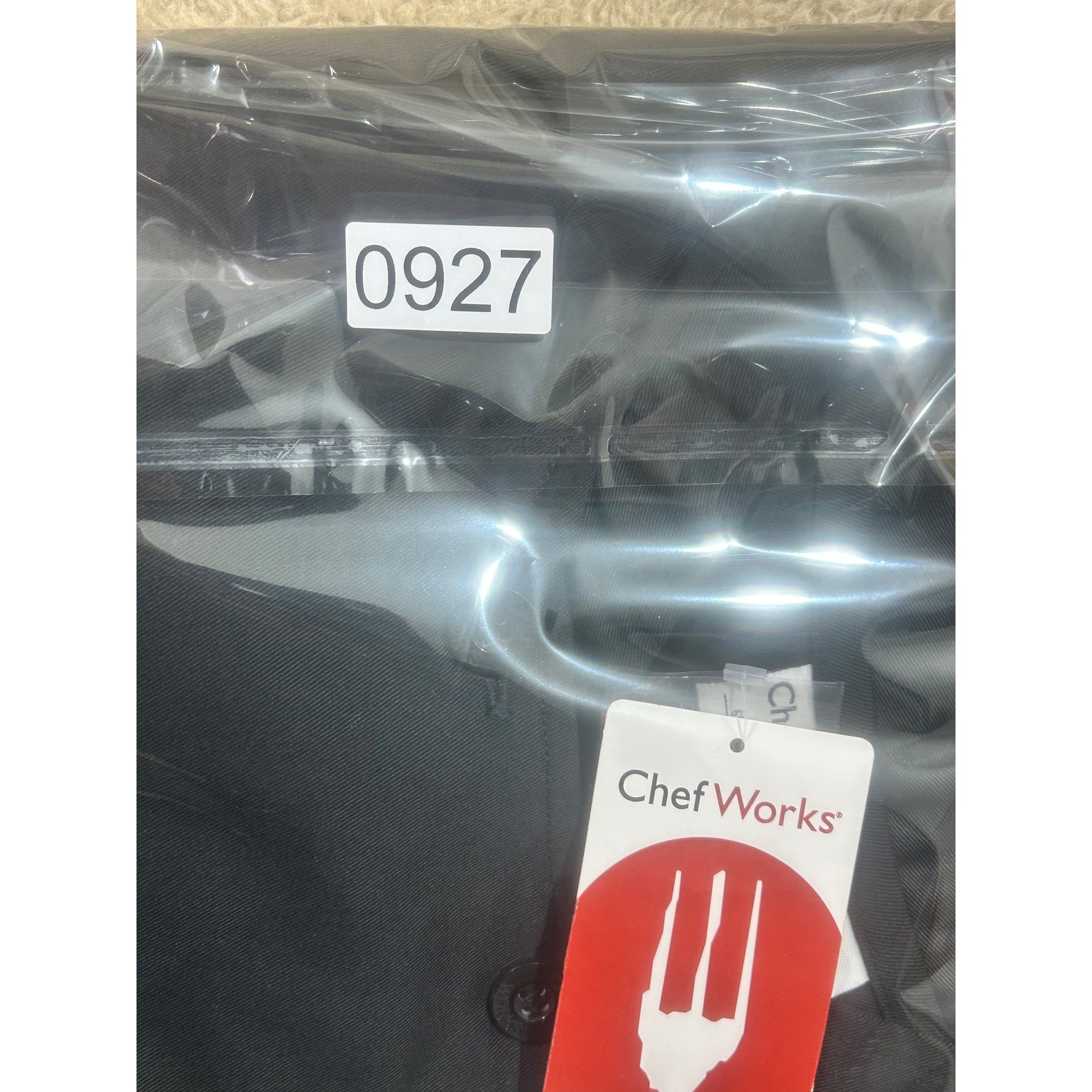 Chef Works Mens Black Double Breasted Chef Coat Jacket Size 3XL