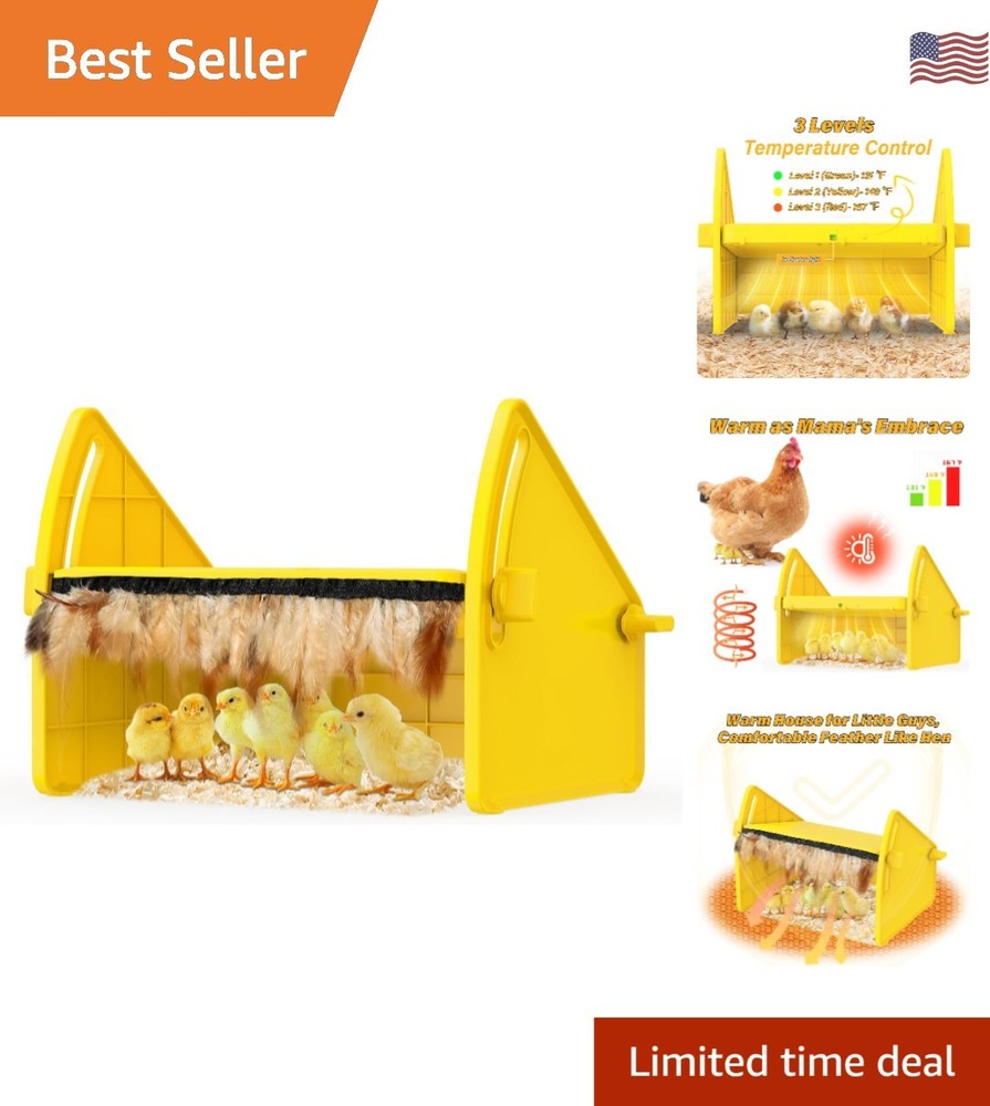 Energy-Efficient Poultry Brooder - Adjustable Heating for Happy, Healthy Chicks