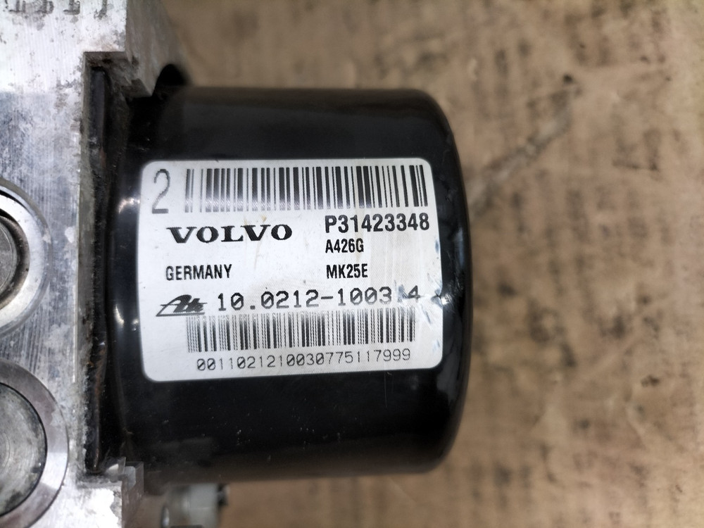 2015 VOLVO V60 ABS PUMP CONTROL MODULE P314233348 (H5)