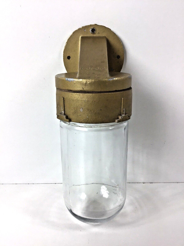 Red Dot Industrial Wall Light Fixture Explosion Proof Vintage