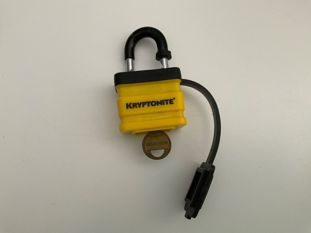 Kryptonite Double Loop Cable 4 ft Security for Bikes w/ Key Lock