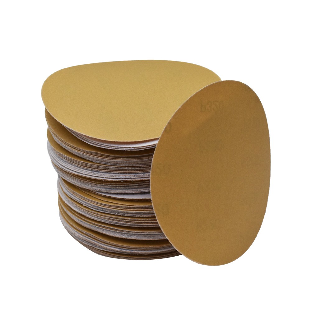 Grit NO-Hole Hook Loop Pads Sanding Disc Flocking 100 Pack High Precision 6" 240