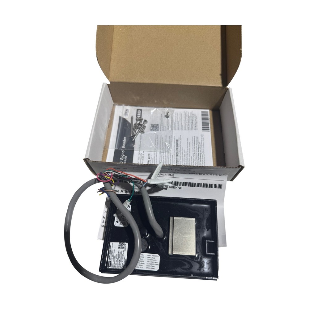 HID multiCLASS SE RP40EKNB Smart Card / Prox Wall Switch Reader – Black