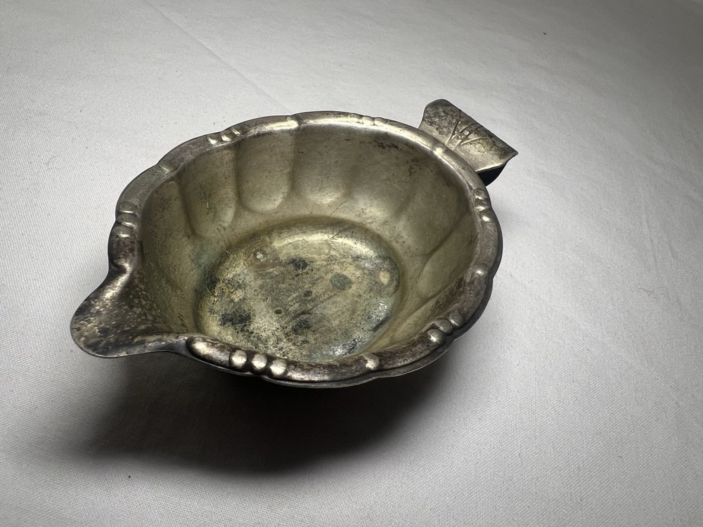 Vintage Silver Plate Porringer Bowl Pourer 5”