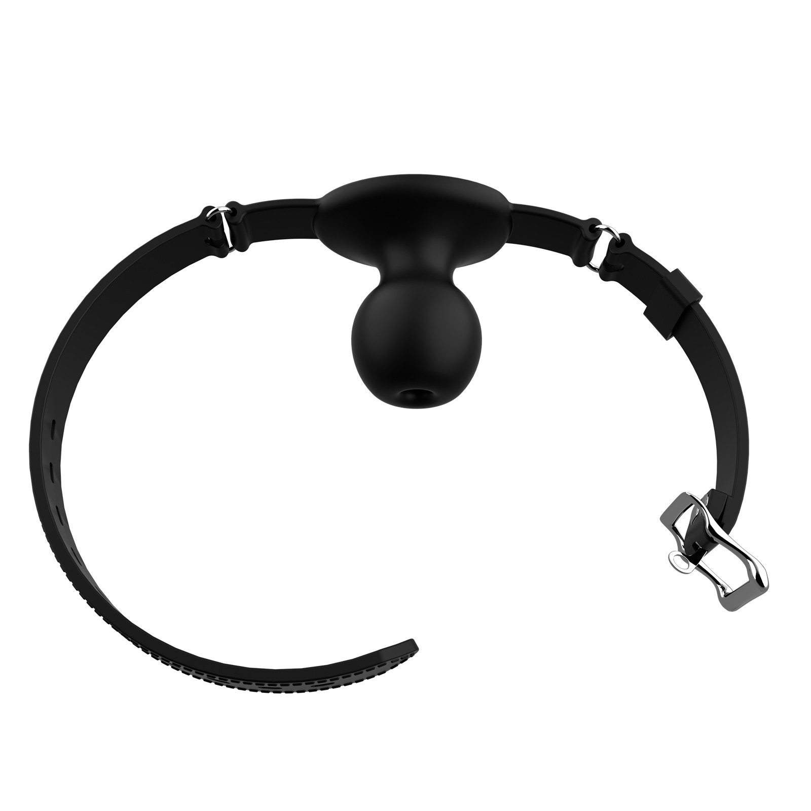 New Silicone Mouth Gag Breathable Ball BDSM Adjustable Belt Mouth for Couple