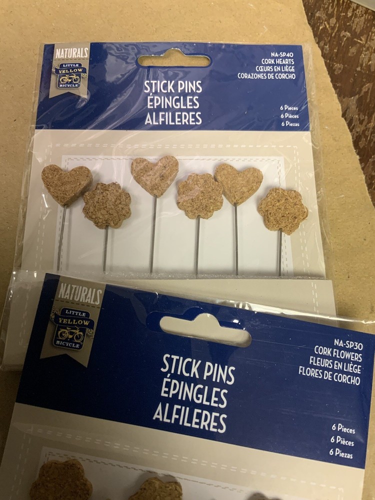 Crafts Stick Pins Cork