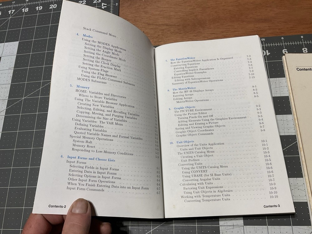 Hewlett-Packard HP 48G Series Calculator User's Guide, Quick Start Guide, 1993